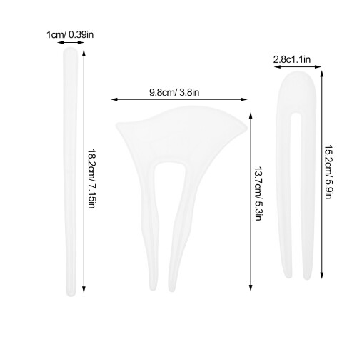 3Pcs De Silicone Para Presilha De Cabelo E Resina Epóxi 1