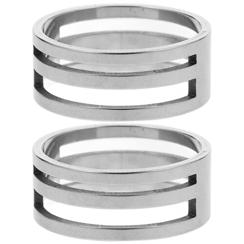 2Pcs Ferramenta Argola Salto Aço Inoxidável