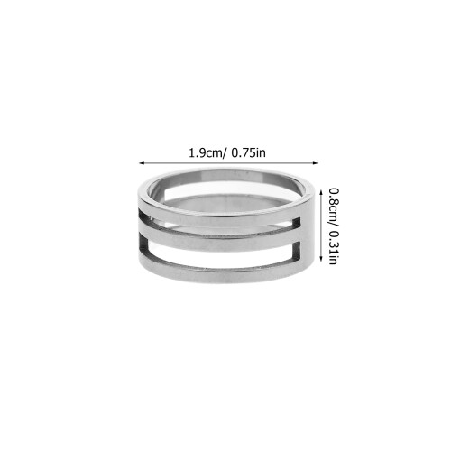 2Pcs Ferramenta Argola Salto Aço Inoxidável 1