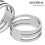 2Pcs Ferramenta Argola Salto Aço Inoxidável 7