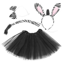 1 Conjunto De Adereço De Zebra Para Cosplay E Decoração