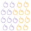 20Pcs Colored Knitting And Crochet Stitch Locking Markers 7