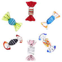 6Pcs Murano Style Glass Sweets Candy Ornaments For Home Wedding Party