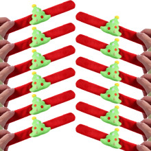 Gastgeschenke, Weihnachtsarmbänder mit 3D-Elementen für festliche Anlässe, niedliche Armbänder mit Weihnachtsmann, Rentier und Glöckchen