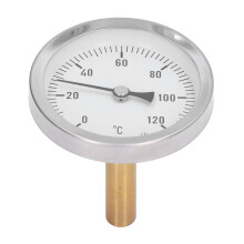 Hochpräzises Edelstahl-Rohroberflächenthermometer mit Sonde, wasserdicht nach IP55, für industrielle und Außenanwendungen