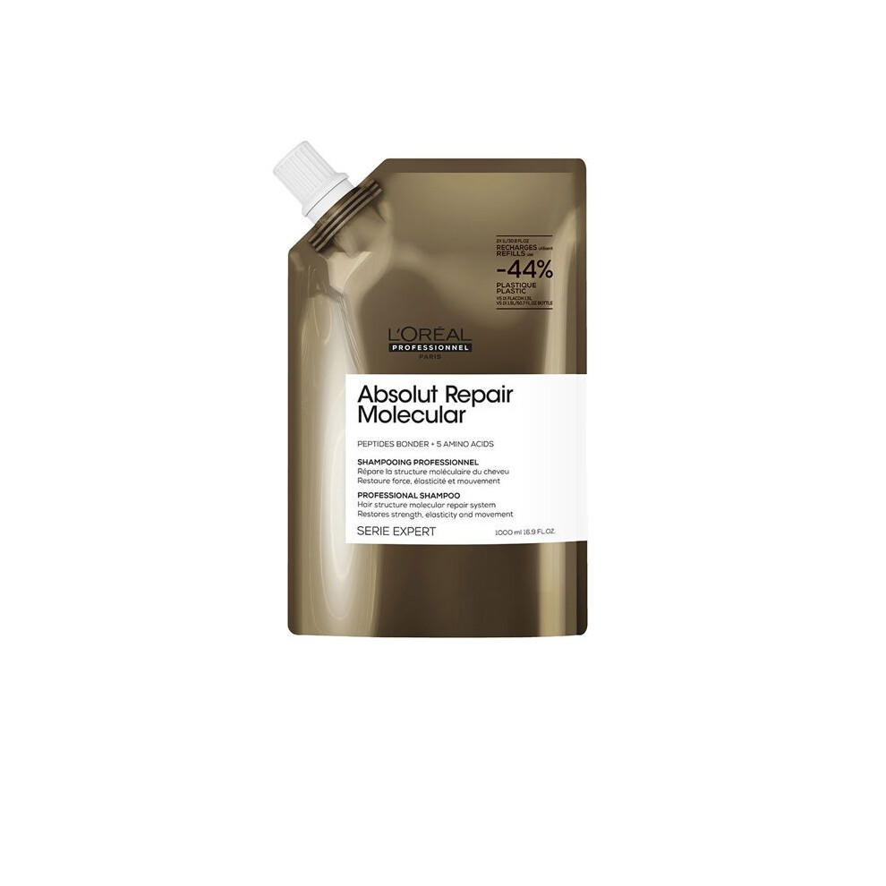ABSOLUT REPAIR MOLECULAR professional shampoo without sulfates for damaged hair refill 1000 ml