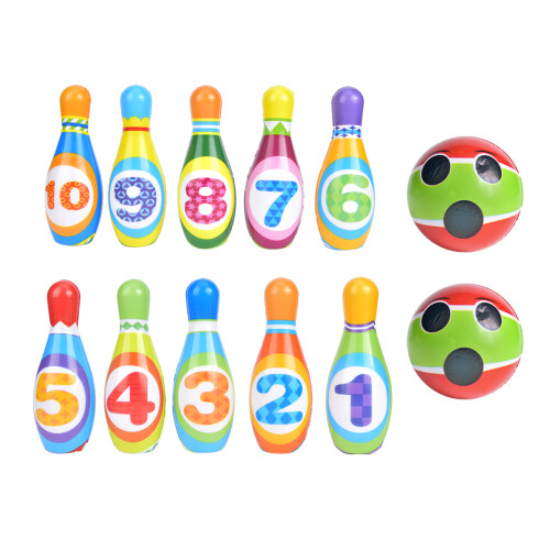 Bowling-Pins und Kugeln Set Indoor Outdoor