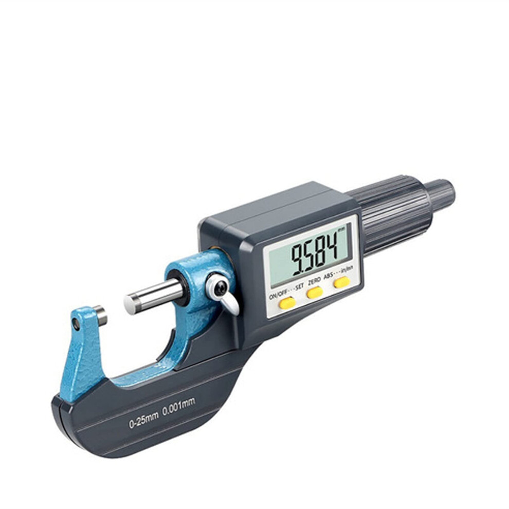 Digital Electronic Display Micrometer 025 Mm Range, 0.00004 Inch / 0.001 Mm Resolution, Inch/Metric Caliper 9105992632930