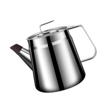 304 Stainless Steel Oil Filter Pot With-long mouth 1800ML