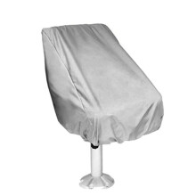 Breathable Chair Cover Boat Seat Cover Bench Seat Sleeve Yacht Cabin Seating Windproof Silver