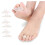 Ισιωτικό δακτύλων Hammer Toe με μαξιλαράκια τζελ, διορθωτικό δακτύλων για κυρτά και 1