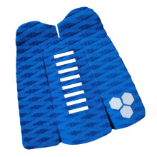 Nonslip Surfboard Grip EVA Pad Textured Surfboard Mat, Lightweight Adhesive Foam, WaterResistant, Blue