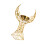 Middle Eastern Moon Tower Candle Stand Stable Structure-gold 1