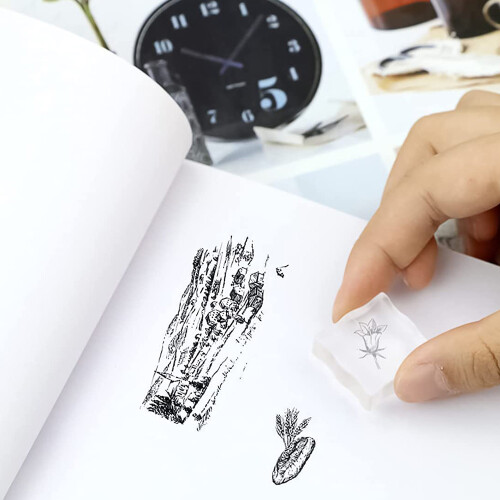 Assorted Size Clear Stamp Blocks, High-Quality Acrylic Stamping Tools For Wide Application In Crafting 2