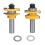 2Pcs 1/2in Schaft Router Bit Holzbearbeitung 1