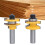2Pcs 1/2in Schaft Router Bit Holzbearbeitung 12