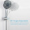 Strong Load Capacity Shower Hook Adjustable Angles Waterproof 5