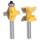 2Pcs Router Bit 8mm Schaft 120 Grad Cutter 3
