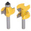 2Pcs Router Bit 8mm Schaft 120 Grad Cutter 8