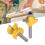 2Pcs Router Bit 8mm Schaft 120 Grad Cutter 12