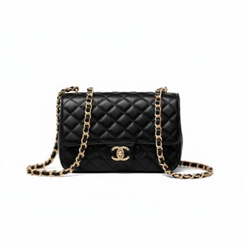 Small fragrant style diamond shoulder crossbody chain bag