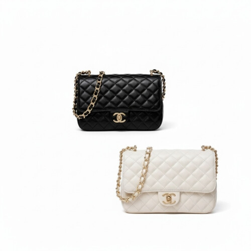 Small fragrant style diamond shoulder crossbody chain bag 1