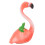 Flamingo-Statue, Harzmaterial, tropischer Stil, 4