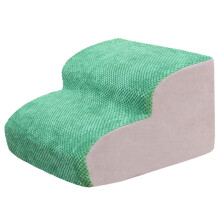 Dog Stairs for Small Dogs 14.6x15.4x9.8 Inch 2Step Dog Stairs Soft NonSlip Detachable And Washable Bed Access