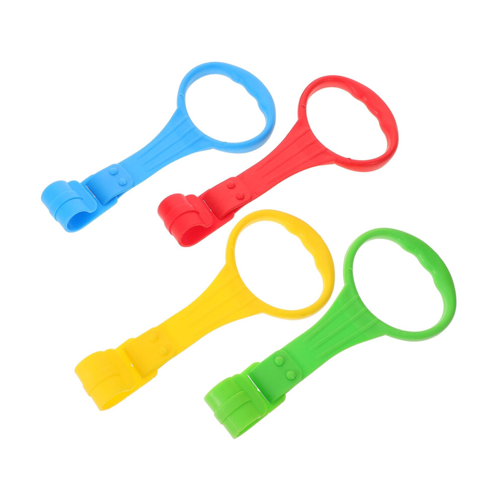 Cot Pull Ring 4Piece Set  Standing Aid Rings For Baby Learning To Stand And Walk, Bed Hanging Rings For Boys And Girls