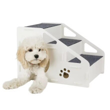 Dog Stairs For Beds No Slip 4 Steps 42 X 32 X 32 Cm Pet Comfort And Safety For Small To Large Dogs And Cats Bedroom