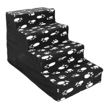 Stairs for Puppies for Bed 4Step Dog Bed Steps Flannel Pet Stair  Stair Beds for Small Dogs