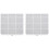 Air Conditioning Filter Accessories for Indoor Split System Dustproof Air Screen 2 Pack Plastic 303X276CM 2