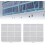Air Conditioning Filter Accessories for Indoor Split System Dustproof Air Screen 2 Pack Plastic 303X276CM 4