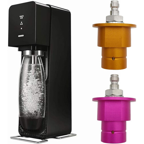 Quick Installation Charging Coupler Transfer Adapter, CorrosionResistant Metal, Purple Quick Connector 1