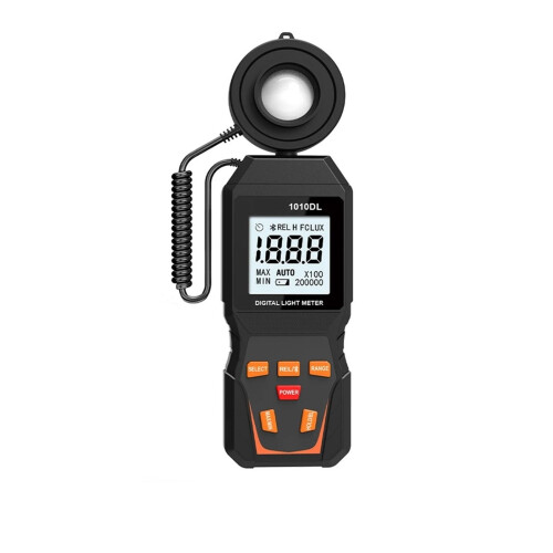 Digital Light Meter Max 200,000 Lux Luxmeter Luminance Photometer With Auto LCD Illuminometer