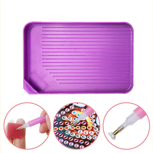3Pcs Plastic Craft Beads Sorting Tray Stackable-Type A 1