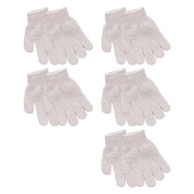 Luvas esfoliantes revitalizantes para esfoliação profunda, luvas de banho esfoliantes de tamanho universal, esponja de banho esfoliante 100% nylon