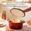Dutch Oven Enamel Coated Kitchenware Ovenproof Casserole-22cm 3