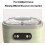 Yoghurt Maker, Automatic Mini Rice Wine Machine, 8Cup Capacity, 1.7L, LCD Smart Touch Screen, DIY Household Use 2