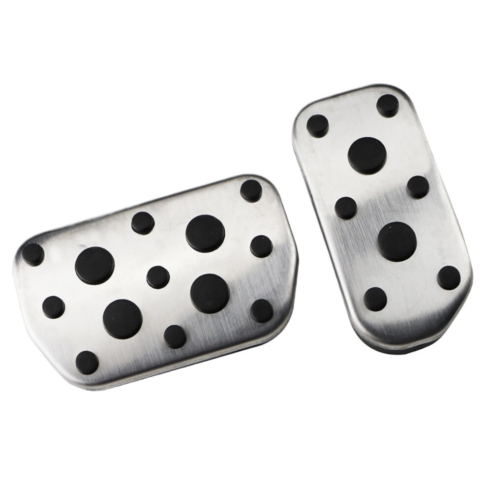 Stainless Steel Car Pedal Covers Nonslip Brake And Gas Pads For Toyota Corolla 20122017 9339159601204