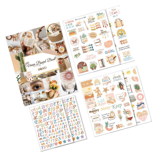 Artistic Decorative Scrapbook Sticker for Adults Students,-b