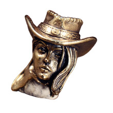 Retro gesneden sieraden charme decoratieve koperen-wit koper