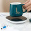 Coffee Mug Warmer With Ceramic Cup, Smart Temperature Control 55 Constant Heat For Coffee Tea Milk, Automatic On/Off Function Gravity Induction 8