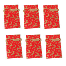 Unique Metallic Finish Christmas Themed Treat Bags, Provides A Comfortable Carrying Experience, Suitable For Various Occasions Including Christmas, We