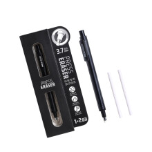 Light Weight Design Retractable Eraser For-Black round head
