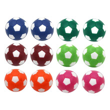 Table Soccer Balls 12Pack Colorful Plastic Mini Footballs Replacement For Indoor Table Football And Counting Activities