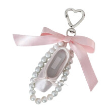 Stijlvolle telefoonketting Lanyard sleutelhangerornament-Roze