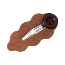 Massaal haarclip Cloud Shape haarspeld Dames-Koffie