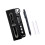 Practical Clicks Style Eraser Pen Plastic-Black square head 1