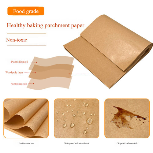Double Side Silicone Coated Parchment Roll Heatproof Up to 230C 2